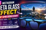 Instagram Meta Glass Effect