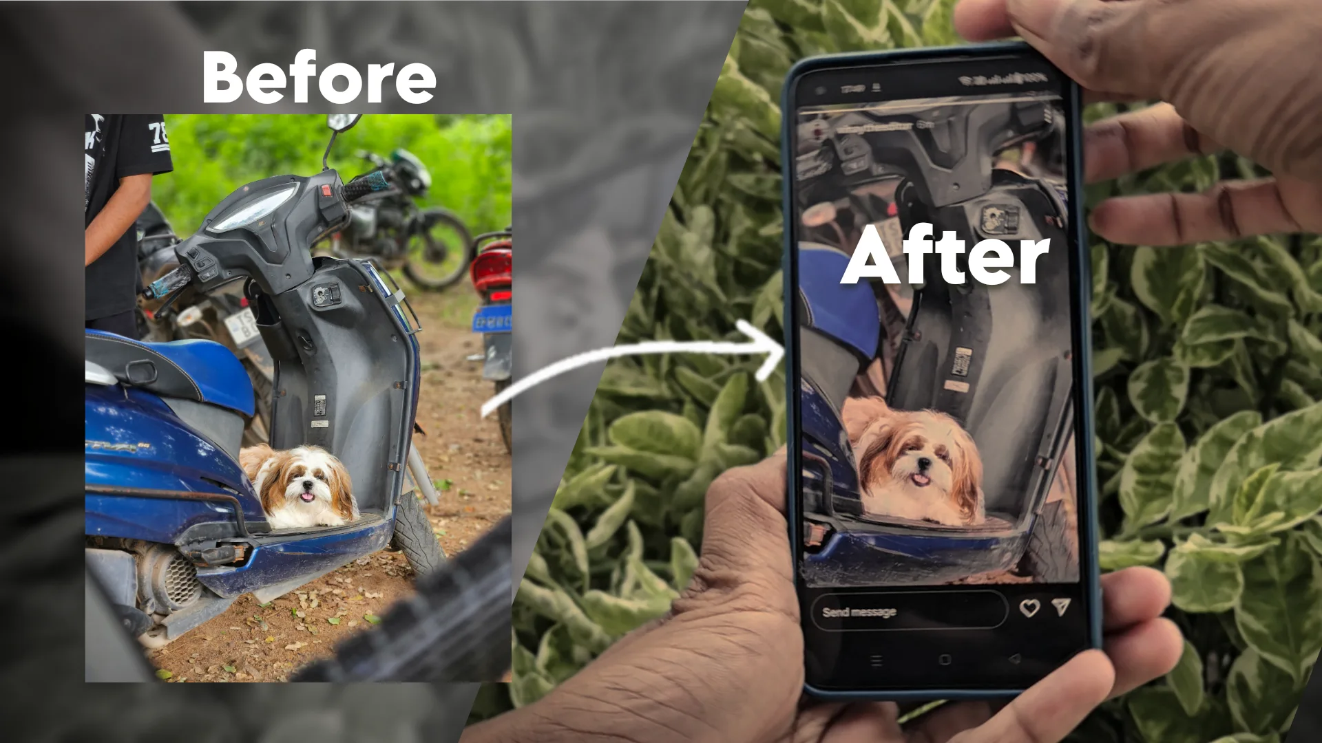 Instagram Meta Glass Effect